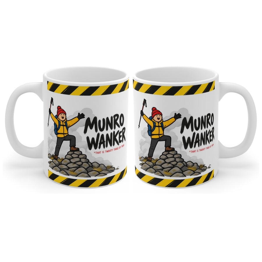 Munro Wanker mug, handle right