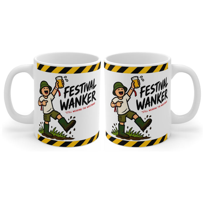 Festival Wanker mug, handle right