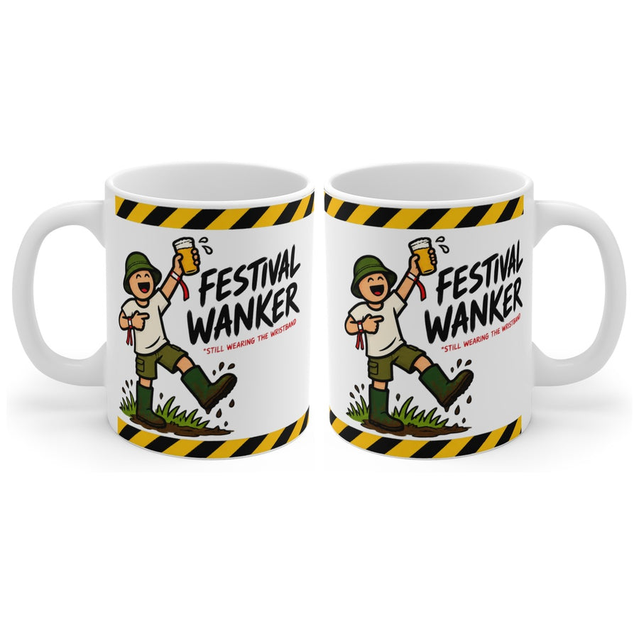 Festival Wanker mug, handle right