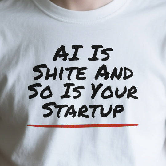 Close-up of the ODB3B6A69D7B print on a white unisex t-shirt