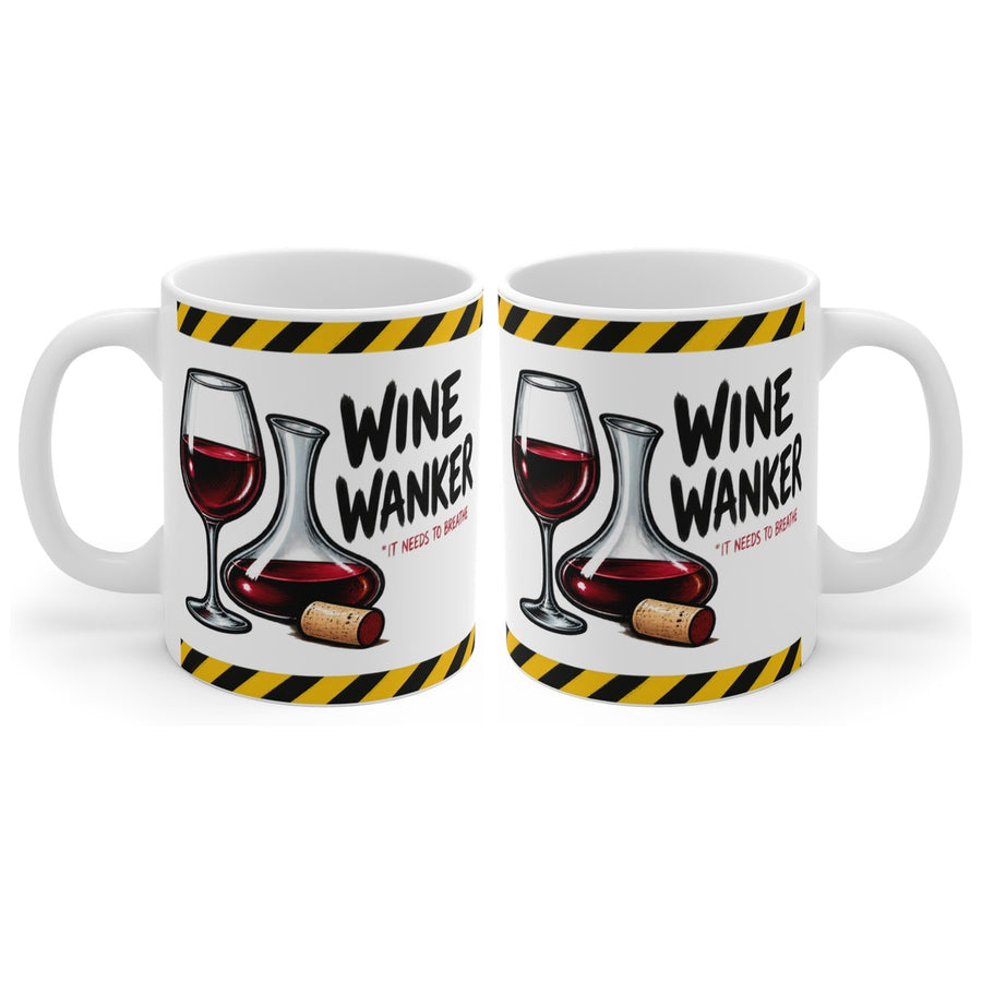 Wine Wanker mug, handle right