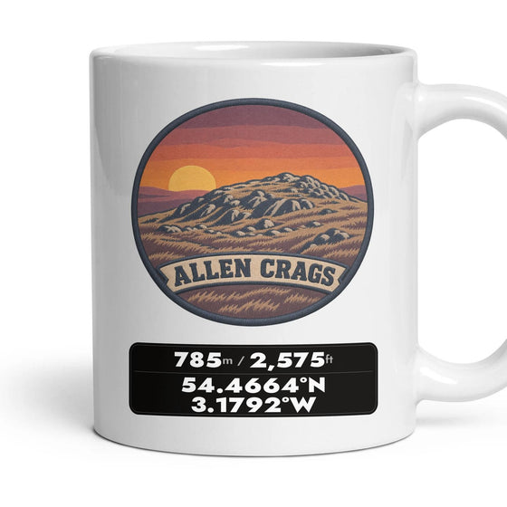 Summit Patches - Wainwright Badge Mug: Southern Fells