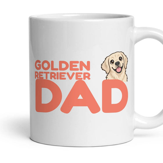 Golden Retriever Dad Big Letters