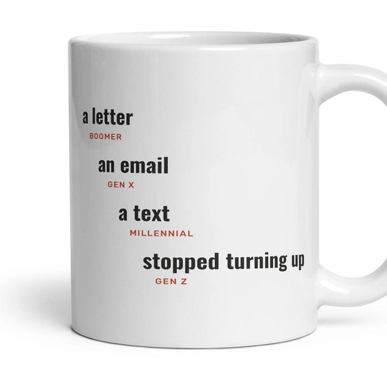 Resigning: a letter, an email, a text, stopped turning up