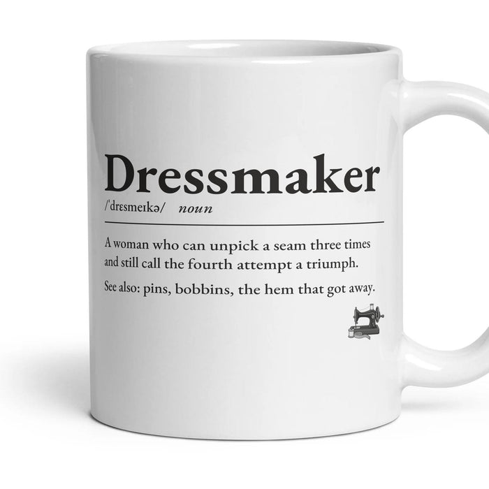 Sewing Nana mug, 11oz white ceramic, handle right