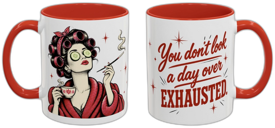 You don't look a day over exhausted.